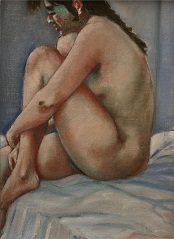 Mary, nude study of life model